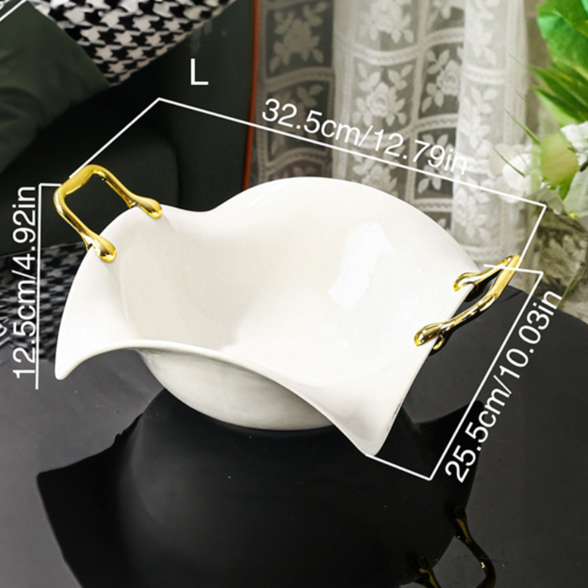 Ceramic Novelty Salad Bowl Ceramic Handcrafted Salad Bowl - Novelty Design, Perfect for Home & Restaurant Use