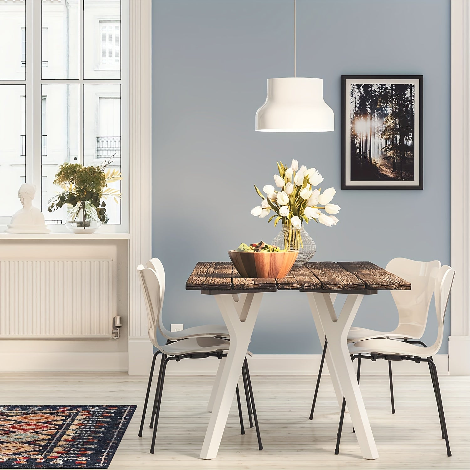 Set of Wooden Salad Bowls, Large Serving Bowl Made of Acacia Wood for Fruits, Salads, Vegetables, And More, Crafted by Hand