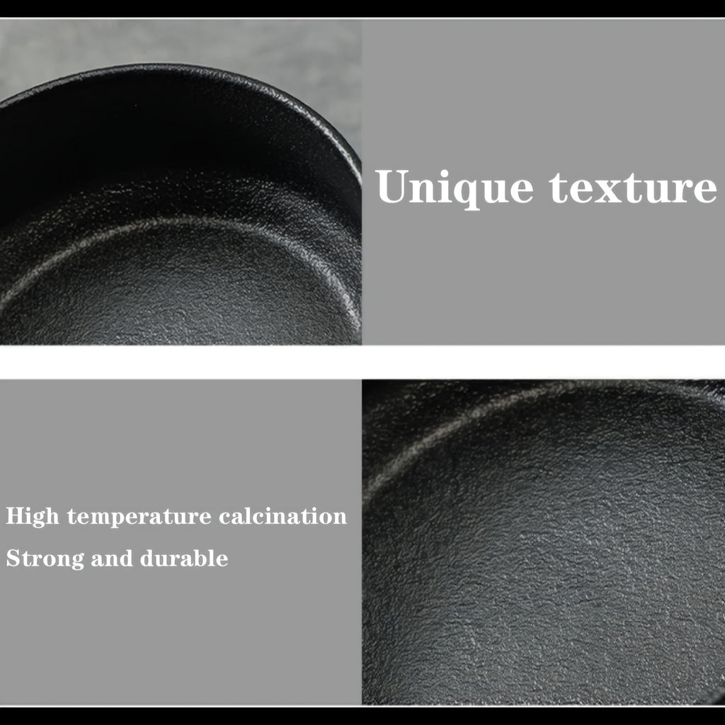 2pcs Rock-patterned Bowl, Hotel-specific Ceramic Bowl, High-end And Simple Style Rice Bowl, Hot Bowl, Snack Bowl, Dessert Bowl, Black + White, Deep-mouthed Ceramic Bowl, Simple And Creative Household Tableware That Can Be Heated In A Microwave
