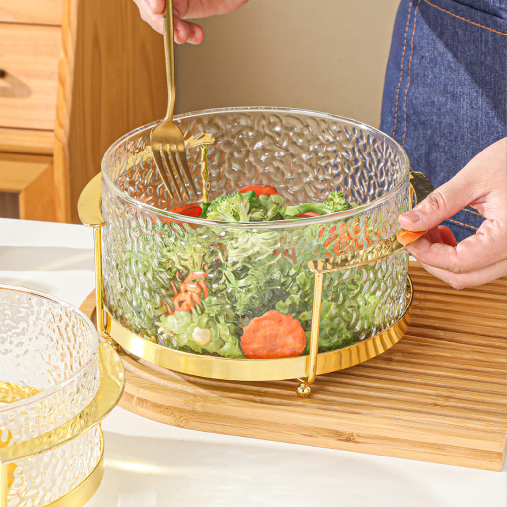 1set Glass Fruit Plate Snack Candy Plate Dessert Salad Bowl Storage Cake Plate Household Salad Bowl Dinner Plate Candy Plate Snack Dish Fruit Plate Tray Food Storage Industrial Storage Bowl Suitable for Home, Gatherings, Restaurants, Picnics